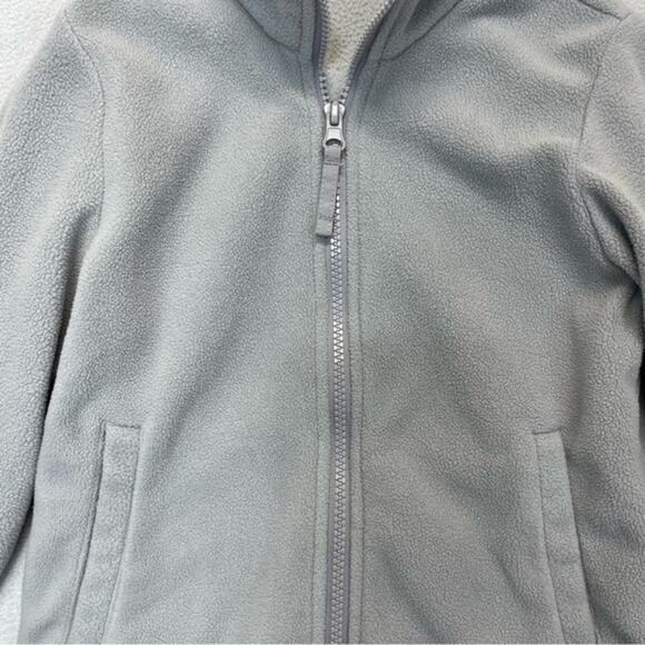 Fleece Full-Zip Jacket gray unisex Size Medium 5/6 - Picture 3 of 9